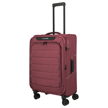 Travelite Skaii - 4-Rollen-Trolley 67 cm erw. (red) - Ansicht 2