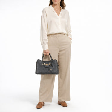Guess Janie Logo - Henkeltasche (coal logo) - Ansicht 7