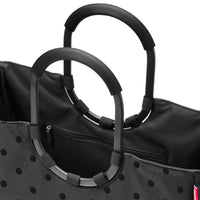 reisenthel shopping loopshopper L - Einkaufstasche mit Bügel 46 cm (frame glossy dots black)