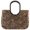 reisenthel shopping loopshopper L - Einkaufstasche mit Bügel 46 cm (leo fake fur)