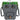 Vaude Bike Aqua Front - Front Bicycle Bag (2x14L) (Bikepacking) 31 cm (Color: parrot green)