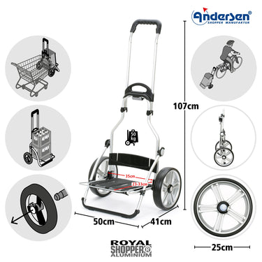Andersen Royal Shopper Hydro 2.1 - Einkaufstrolley 107 cm (black) - Markenkoffer