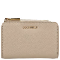 Coccinelle Metallic Soft - Geldbörse 6cc 13 cm (sandshell)