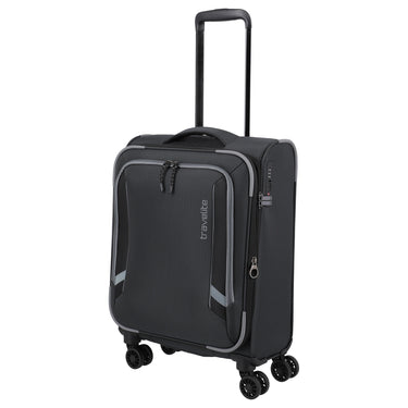 Travelite Corsiica - 4-Rollen-Kabinentrolley S 55 cm erw. (black) - Ansicht 8