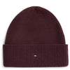 Tommy Hilfiger Flag Knit Beanie - Hat (deep burgundy)