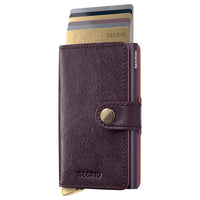 Secrid Premium Basco Miniwallet - Geldbörse RFID 6.5 cm (bordeaux+)