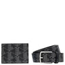 Lacoste The Blend Geschenkset - Kreditkartenetui und Gürtel (palm green, 120 cm)