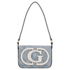 Guess Ruby Flap - Schultertasche 20 cm (denim logo)
