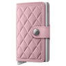 Secrid Miniwallet Emboss Diamond - Kreditkartenetui 6cc 10.2 cm RFID (rose+)