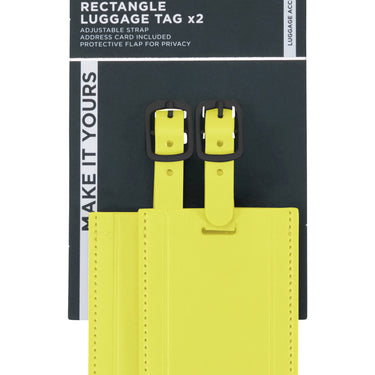Samsonite Ta Revolution Rectangle Luggage Tag - Kofferanhänger 2tgl. (lime)