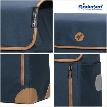 Andersen Scala Shopper Weda - Einkaufstrolley 101 cm (blau) - Markenkoffer