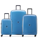 Delsey Paris Belmont Plus - 4-Rollen-Trolley Set 3tlg. erw. (zink blau)
