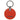 Porsche Design Circle - Keychain 9 cm (lava orange)