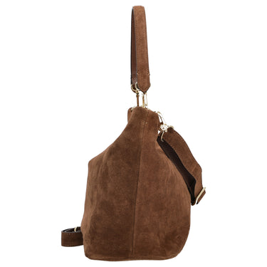 abro Ebony Suede - Beuteltasche 28 cm (wood) - Ansicht 3