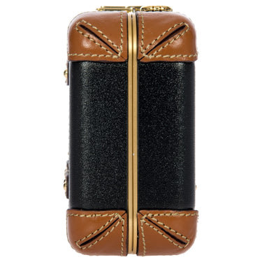 Brics Bellagio - Umhängetasche 20 cm recycelt (black/tan) - Markenkoffer