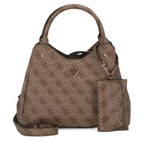 Guess Lorella Logo SM Tote - Henkeltasche 26 cm (latte logo)