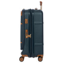 Brics Bellagio - 4 - Rollen - Kabinentrolley mit Vortasche 55 cm erw. recycelt (blue/tan) - Markenkoffer