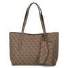 Guess Brenton Top Zip Tote - Shopper 36 cm (latte logo)