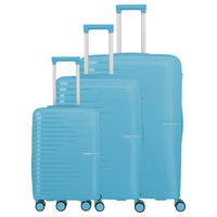 Travelite Pacific - 4-Rollen-Trolley Set 3tlg. (Light Blue) - Ansicht 2