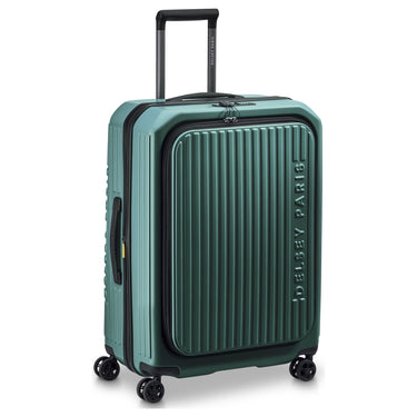 Delsey Paris Securitime Zip - 4-Rollen-Trolley M 66 cm erw. (tiefgrün) - Ansicht 2
