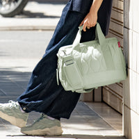reisenthel travelling allrounder M - Reisetasche 40 cm (puffer iced matcha)