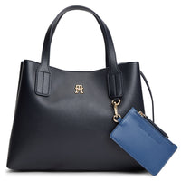 Tommy Hilfiger Icon Mini Satchel - Henkeltasche 28 cm (space blue)