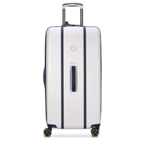 Delsey Paris Cadence Trunk - 4-Rollen-Trolley 80 cm erw. (elfenbein/blau)