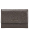 Coccinelle Metallic Soft - Portefeuille 12cc 14 cm (Couleur : fango)