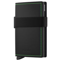 Secrid Bandwallet Matte - Kreditkartenetui 6cc 10.3 cm RFID (black-green)