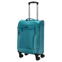 D&N Travel Line 6804 - 4-Rollen-Kabinentrolley S 55 cm (türkis, 55 cm)