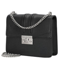 Seidenfelt Roros - Schultertasche 21 cm (black/silver)