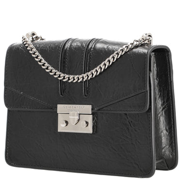 Seidenfelt Roros - Shoulder Bag 21 cm (glossy black)