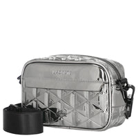 Lacoste The Blend - Shoulder Bag 19 cm (silber schwarz)