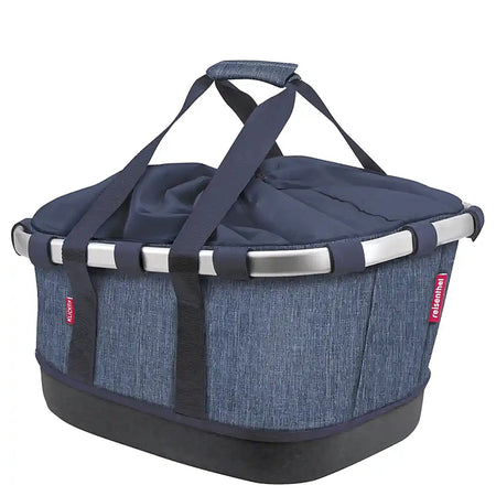 KLICKfix reisenthel Bikebasket GT 21 - Gepäckträgerkorb (UniKlip 2) (twist blue)