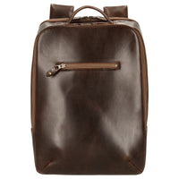 Buckle & Seam Leon - Rucksack 15" 41 cm (brown/dots)