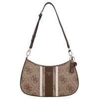 Guess Noelle II Top Zip - Shoulder Bag 29 cm (latte logo/brown)