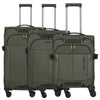 Travelite Briize - 4-Wheel Trolley Set 3pcs. S/M adult/L adult (khaki)