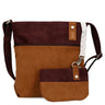 zwei Jana J10 - Schultertasche 29 cm (nubuk-cognac)