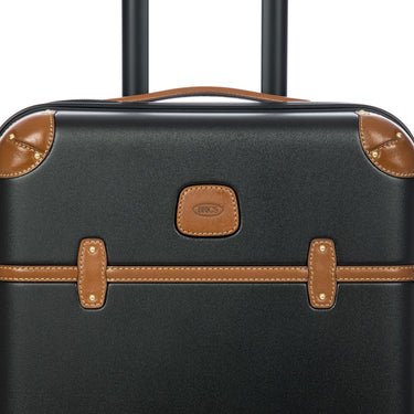 Brics Bellagio - 4 - Rollen - Kabinentrolley 55 cm recycelt (black/tan) - Markenkoffer
