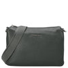 Mandarina Duck Mellow Leather Pochette - Shoulder Bag 23 cm (Color: pine green)