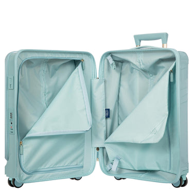 Brics Positano - 4 - Rollen Kabinentrolley 55 cm USB erw. (hellblau) - Markenkoffer