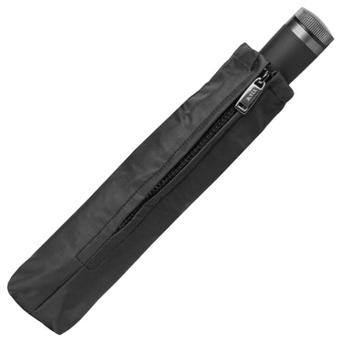 BOSS Gear - Taschenschirm Regenschirm 105 cm (black) - Markenkoffer