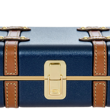 Brics Bellagio - Umhängetasche 20 cm recycelt (blue/tan) - Markenkoffer