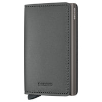 Secrid Slimwallet Matte Satin - Geldbörse 6cc 10.2 cm (steel)
