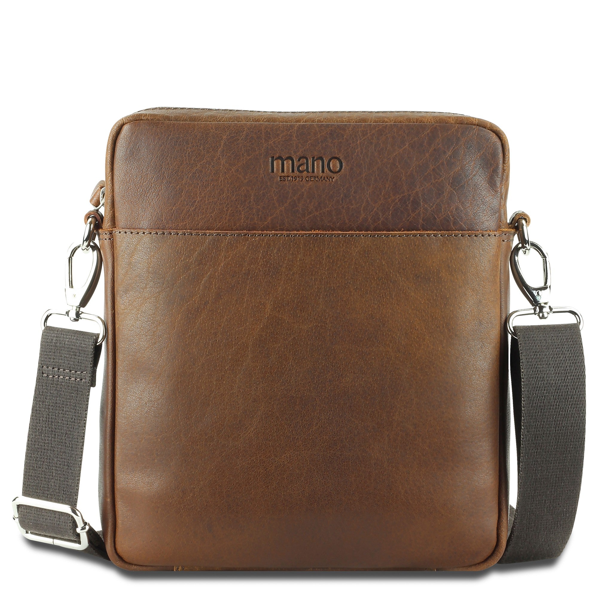 Mano Collection Mano Don Paolo Shoulder Bag Brown – Markenkoffer