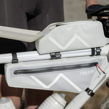 Cyclite Top Tube Bag / 03 - Rahmentasche (Bikepacking) 25 cm (light grey) - Ansicht 6