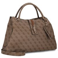Guess Yvonne Logo Carryall - Henkeltasche 40 cm (latte logo)