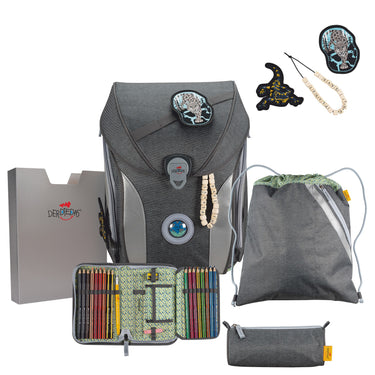 DerDieDas ErgoFlex Max Exklusiv ECO - Schulranzen Set 5tlg. 950g (My World)