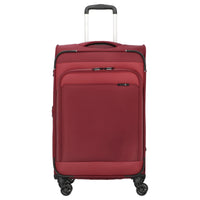 D&N Travel Line 9504 - 4-Rollen-Trolley M 67 cm erw. (dark red)