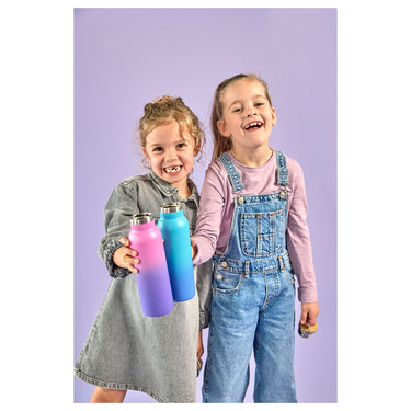 Lässig Double Walled Bottle Stainless Steel Unique - Trinkflasche 460ml (Unique Gradient Blue) - Ansicht 6